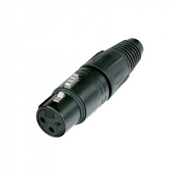 XLR 3-PIN (F) NEUTRIK BLACK...