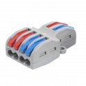 SNAP LEVER-NUT CONNECTOR 2 TO 4-POS SPLITTER 28-12AWG SPL-42