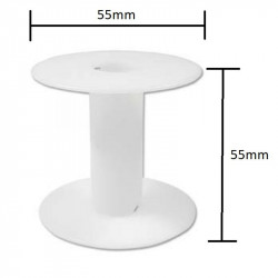 PLASTIC SPOOL SMALL WHITE...