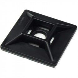 CABLE TIE MOUNTS BLACK...