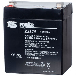 BATTERY, RECHARGEABLE SLA,...