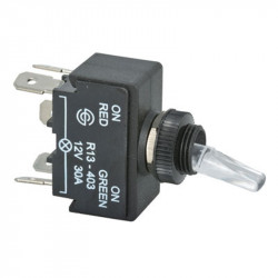 TOGGLE SWITCH, SPDT ON-ON,...