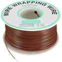 SILVER COATED WIRE-WRAPPING WIRE, BROWN, 30AWG, 660FT