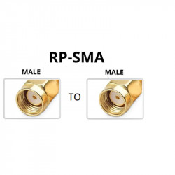 RP-SMA MALE/MALE JOINER