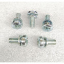 PHILIPS SEMS SCREW, M5 X 0.80(TP) X 10MM(FT) 10MM (OD) 5PCS/SET