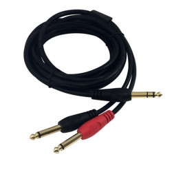 AUDIO SPLITTER CABLE 1/4"...