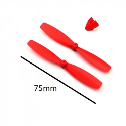 PLASTIC PROPELLER 75MM A/B SET