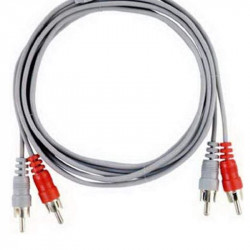 AUDIO CABLE, 2X RCA TO 2X...