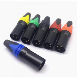 XLR 3-PIN MALE CONNECTOR...