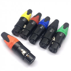 XLR 3-PIN FEMALE CONNECTOR...