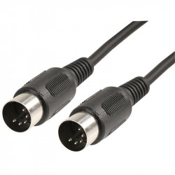 MIDI CABLE W/5 PIN DIN...