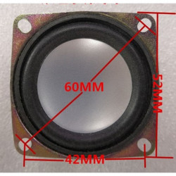 MINI 3W 4OHM SPEAKER, 60MM...