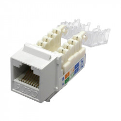 KEYSTONE RJ-45 CAT6 WHITE...