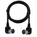 MIDI CABLE 5 PIN DIN M/M RIGHT ANGLE 1.5M