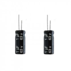 ELECTROLYTIC CAP 63V 1UF 2PCS