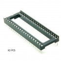 IC SOCKET 40-PINS WIDE 2PCS