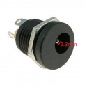 DC POWER JACK, 1.3MM X 3.5MM, FLUSH CHASSIS MOUNT