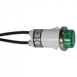 INDICATOR LAMP GREEN 12VDC...