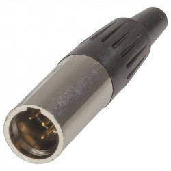 XLR MINI 4-PIN JR-2729 MALE