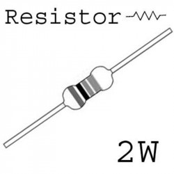 RESISTORS 2W 2.2OHM 1% 2PCS