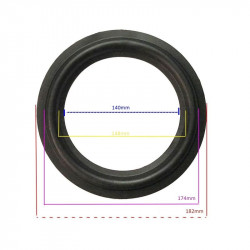 RUBBER SURROUND 7"  OD(1)...