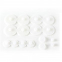 OSEPP SMALL MOTOR GEAR ASSORTMENT KIT, 16PCS