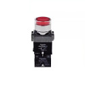 PUSH BUTTON MOMENTARY, N/O, RED, XB2BW33B1C, 24V INDICATOR