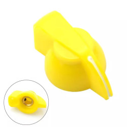 KNOB, CHICKEN HEAD, YELLOW