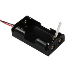 BATTERY HOLDER, AAx2, SIDE...