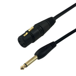 AUDIO CABLE, 1/4'' MONO (M)...