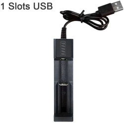 USB LI-ION CHARGER, 1 SLOT,...