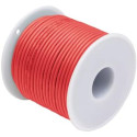 SILICONE RUBBER HOOK UP WIRE 24AWG RED 100FT/SPOOL