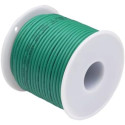 SILICONE RUBBER HOOK UP WIRE 24AWG GREEN 100FT/SPOOL