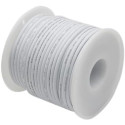 SILICONE RUBBER HOOK UP WIRE 24AWG WHITE 100FT/SPOOL