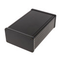 HAMMOND EXTRUDED ALUM ENCLOSURE BLK 160X103X53MM 1455N1602BK