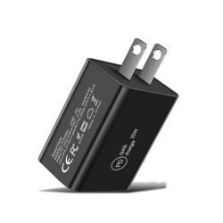 USB-C POWER ADAPTER 20W, BLACK