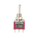 MINI TOGGLE SWITCH, SPDT, ON-OFF-ON, 5A, SOLDER LUG