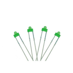 LED 1.8MM GREEN 4PCS