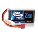 BATTERY LITHIUM POLYMER 7.4V 1500MAH 60C, DEAN OUT, JST XH 3PIN CHARGE