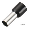 FERRULE TERMINALS E10-12 (8AWG) BLACK 10PCS/PKG