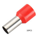 FERRULE TERMINALS E10-12 (8AWG) RED 10PCS/PKG