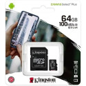 KINGSTON SD/MICROSD MEMORY CARD (64GB SDHC) CLASS 10