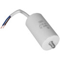 MOTOR RUNNING CAPACITOR, CBB60, 2.5UF 450V, w/WIRES