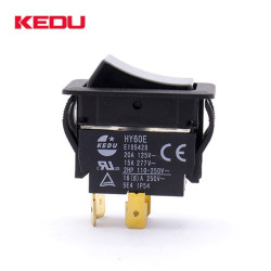 ROCKER SWITCH , DPST,...
