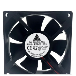 DC FAN 80X80X25MM, 12VDC...