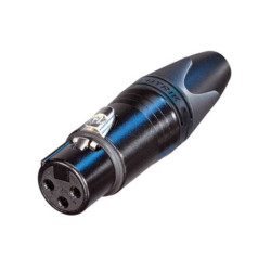 NEUTRIK XLR 3-PIN (F) BLACK...