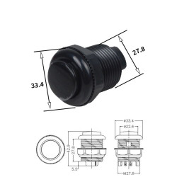 ARCADE FUSION BUTTON 28MM...