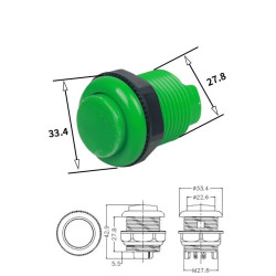 ARCADE FUSION BUTTON 28MM...