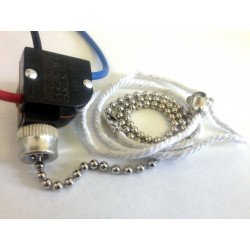 PULL CHAIN SWITCH, 6A, AC,...