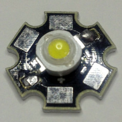 LED 1W COOL WHITE 3.6V 300mA